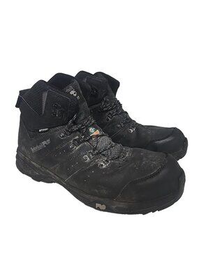 Timberland PRO Men's A2CB8 Switchback Waterproof Composite Toe Boots Black 13W